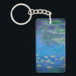 Monet Water Lilies 1906 Keychain<br><div class="desc">Keychain featuring Claude Monet’s oil painting Water Lilies (1906). A serene still life of the interplay between light and reflection upon beautiful water lilies in a pond. A great gift for fans of impressionism and French art.</div>