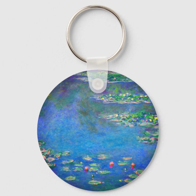 Monet Water Lilies 1906 Keychain (Front)