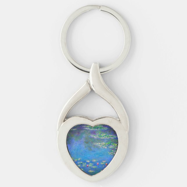 Monet Water Lilies 1906 Keychain (Front)