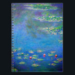 Monet Water Lilies 1906 Notebook<br><div class="desc">Notebook featuring Claude Monet’s oil painting Water Lilies (1906). A serene still life of the interplay between light and reflection upon beautiful water lilies in a pond. A great gift for fans of impressionism and French art.</div>