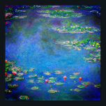 Monet Water Lilies 1906 Poster<br><div class="desc">Poster featuring Claude Monet’s oil painting Water Lilies (1906). A serene still life of the interplay between light and reflection upon beautiful water lilies in a pond. A great gift for fans of impressionism and French art.</div>
