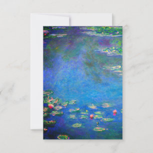 Monet Water Lilies 1906 RSVP Card