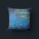 Monet Water Lilies 1906 Throw Pillow<br><div class="desc">Pillow featuring Claude Monet’s oil painting Water Lilies (1906). A serene still life of the interplay between light and reflection upon beautiful water lilies in a pond. A great gift for fans of impressionism and French art.</div>