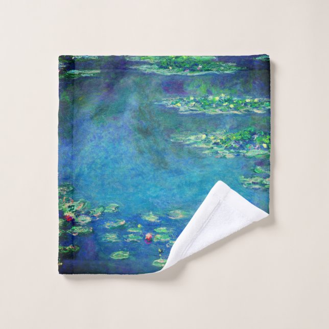 Monet Water Lilies 1906 Wash Cloth (Wash Cloth)