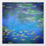 Monet Water Lilies 1906 Window Cling<br><div class="desc">Window Cling featuring Claude Monet’s oil painting Water Lilies (1906). A serene still life of the interplay between light and reflection upon beautiful water lilies in a pond. A great gift for fans of impressionism and French art.</div>
