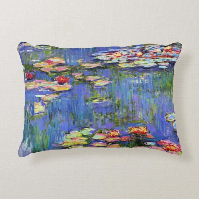Monet - Water Lilies, 1916, Accent Pillow (Front)