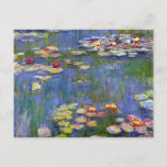 Monet Water Lilies 1916 Invitations<br><div class="desc">Monet Water Lilies 1916 invitations. Oil painting on canvas from 1916. French impressionist Claude Monet remains renowned and beloved for the water lily paintings that he created at his garden pond at Giverny. This specific water lily painting is from 1916 and reveals Monet’s move towards increasing abstraction and more varied...</div>