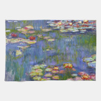 Monet Water Lilies 1916 Kitchen Towel