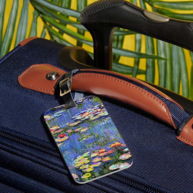 Monet - Water Lilies, 1916, Luggage Tag (Front Insitu 1)