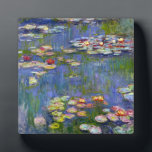 Monet Water Lilies 1916 Plaque<br><div class="desc">Monet Water Lilies 1916 plaque. Oil painting on canvas from 1916. French impressionist Claude Monet remains renowned and beloved for the water lily paintings that he created at his garden pond at Giverny. This specific water lily painting is from 1916 and reveals Monet’s move towards increasing abstraction and more varied...</div>