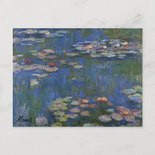 MONET Water Lilies 1916 POSTCARD