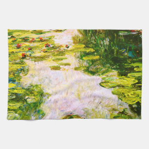 Monet Water Lilies 1917-1919 Fine Art Kitchen Towel