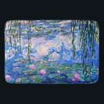 Monet, Water Lilies, 1919, Bath Mat<br><div class="desc">Water Lilies, 1919, famous painting by Impressionist artist, Claude Monet</div>