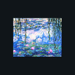 Monet - Water Lilies 1919, Canvas Print<br><div class="desc">Claude Monet's famous painting,  Water Lilies,  1919.</div>