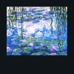 Monet - Water Lilies, 1919, Canvas Print<br><div class="desc">Claude Monet's famous painting, Water Lilies, 1919.</div>