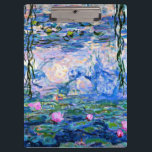 Monet - Water Lilies, 1919 Clipboard<br><div class="desc">Claude Monet 1919 painting, Water Lilies</div>
