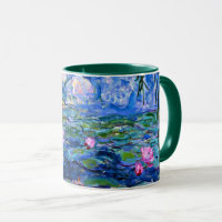 Monet: Water Lilies 1919, famous painting