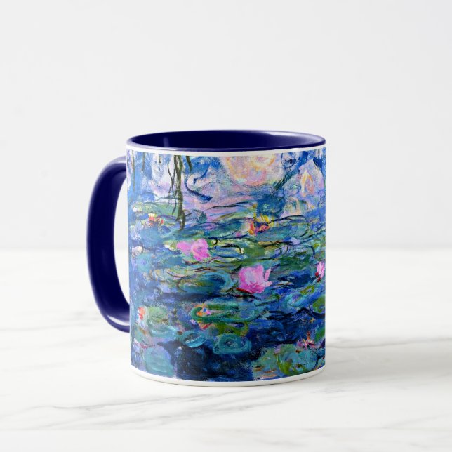Monet: Water Lilies 1919, famous painting Mug (Front Left)
