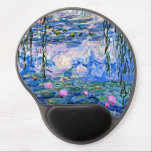 Monet, Water Lilies, 1919, Gel Mouse Pad<br><div class="desc">Water Lilies,  1919,  famous painting by Impressionist artist,  Claude Monet</div>