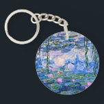 Monet: Water Lilies 1919 Keychain<br><div class="desc">Monet: Water Lilies 1919 French Impressionism artwork by Claude Monet.</div>