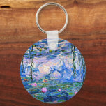 Monet, Water Lilies, 1919, Keychain<br><div class="desc">Water Lilies,  1919,  famous painting by Impressionist artist,  Claude Monet</div>
