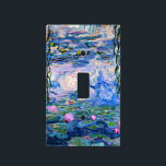 Monet, Water Lilies, 1919, Light Switch Cover<br><div class="desc">Water Lilies,  1919,  famous painting by Impressionist artist,  Claude Monet</div>