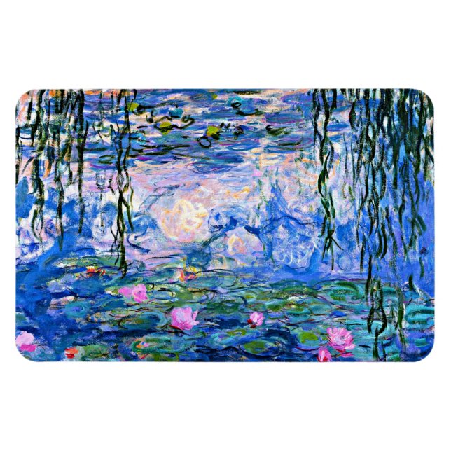 Monet - Water Lilies, 1919 Magnet (Horizontal)