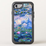 Monet - Water Lilies 1919 OtterBox Defender iPhone 8/7 Case<br><div class="desc">Claude Monet 1919 painting,  Water Lilies (pink)</div>