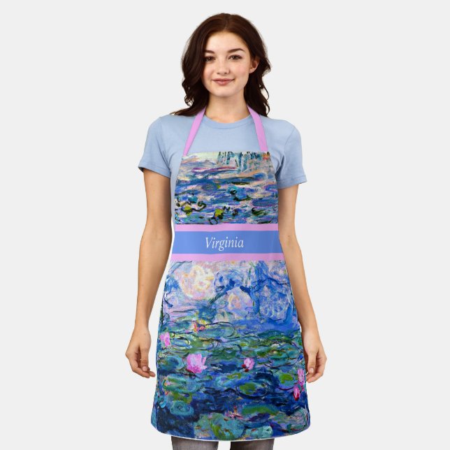 Monet - Water Lilies 1919 template Apron (Worn)