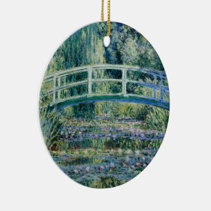 Monet - Water Lilies and Japanese Bridge Ceramic Ornament