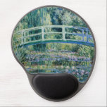 Monet - Water Lilies and Japanese Bridge Gel Mouse Pad<br><div class="desc">Water Lilies and Japanese Bridge,  famous painting by Claude Monet,  1899</div>