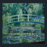 Monet - Water Lilies and Japanese Bridge Poster<br><div class="desc">Water Lilies and Japanese Bridge by Claude Monet. For more poster-ready images from Zedign Art Series Book 2 "Claude Monet - Paintings & Drawings  Vol 1",  visit https://books.zedign.com/zas/2.html</div>