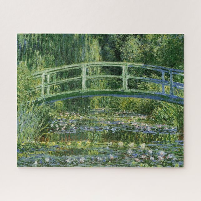 Monet- Water Lilies and Japenes Bridge  Jigsaw Puzzle (Horizontal)