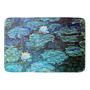 Monet - Water Lilies (Blue) Bath Mat