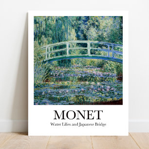 Monet Water Lilies et Poster du pont japonais