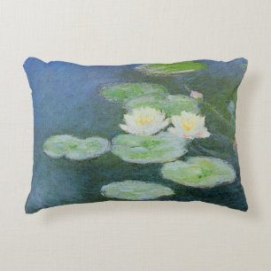 Monet - Water Lilies, Evening Effect, Accent Pillow