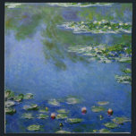 Monet Water Lilies Fine Art (1906) Napkin<br><div class="desc">Water Lilies, Claude Monet, 1906. Oil on canvas, 89.9 x 94.1 cm. Art Institute of Chicago. Water Lilies (or Nymphéas) is a series of approximately 250 oil paintings by French Impressionist Claude Monet (1840–1926). The paintings depict Monet's flower garden at Giverny and were the main focus of Monet's artistic production...</div>