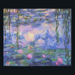 Monet Water Lilies Fine Art Duvet Cover<br><div class="desc">Claude Monet was one of the founders of French Impressionism painting in outdoor landscapes. This is one of his many garden water lily pond paintings showing the reflection from the sky above,  with weeping willow branches hanging down over the pond,  and the lily flowers floating in the water.</div>