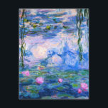 Monet Water Lilies Invitations<br><div class="desc">Monet Water Lilies invitations. Oil painting on canvas from 1916. Monet painted his famous water lily pond obsessively during the final years of his career, drawing inspiration from the light of the sun and its shifting effect on the water and the aquatic flowers and foliage. This painting features a vibrant...</div>