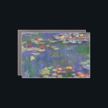 Monet Water Lilies Masterpiece Painting Car Magnet<br><div class="desc">Monet Water Lilies - This classic Monet painting was painted by Claude Monet in 1916. It is part of his famous water lilies collection where he paints in his garden in Giverney,  France. A masterpiece painting.</div>