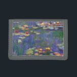 Monet Water Lilies Masterpiece Painting Trifold Wallet<br><div class="desc">Monet Water Lilies - This classic Monet painting was painted by Claude Monet in 1916. It is part of his famous water lilies collection where he paints in his garden in Giverney,  France. A masterpiece painting.</div>