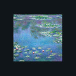 Monet Water Lilies Painting Canvas Print<br><div class="desc">Oscar-Claude Monet (14 November 1840 – 5 December 1926) was a French painter and founder of the French Impressionist style of painting. The term "Impressionism" is derived from the title of one of his paintings. This painting is Water Lilies.</div>