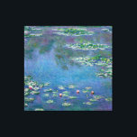 Monet Water Lilies Painting Canvas Print<br><div class="desc">Oscar-Claude Monet (14 November 1840 – 5 December 1926) was a French painter and founder of the French Impressionist style of painting.  The term "Impressionism" is derived from the title of one of his paintings.   This painting is Water Lilies.</div>