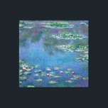 Monet Water Lilies Painting Canvas Print<br><div class="desc">Oscar-Claude Monet (14 November 1840 – 5 December 1926) was a French painter and founder of the French Impressionist style of painting.  The term "Impressionism" is derived from the title of one of his paintings.   This painting is Water Lilies.</div>