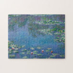 Monet Water Lilies Painting Jigsaw Puzzle<br><div class="desc">Oscar-Claude Monet (14 November 1840 – 5 December 1926) was a French painter and founder of the French Impressionist style of painting.  The term "Impressionism" is derived from the title of one of his paintings.   This painting is Water Lilies.</div>