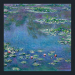 Monet Water Lilies Painting Poster<br><div class="desc">Oscar-Claude Monet (14 November 1840 – 5 December 1926) was a French painter and founder of the French Impressionist style of painting. The term "Impressionism" is derived from the title of one of his paintings. This painting is Water Lilies.</div>