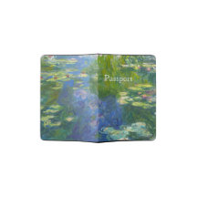 Monet Water Lilies Passport Holder