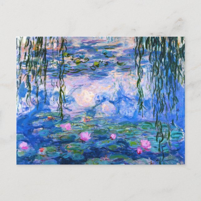 Monet Water Lilies Postcard (Front)