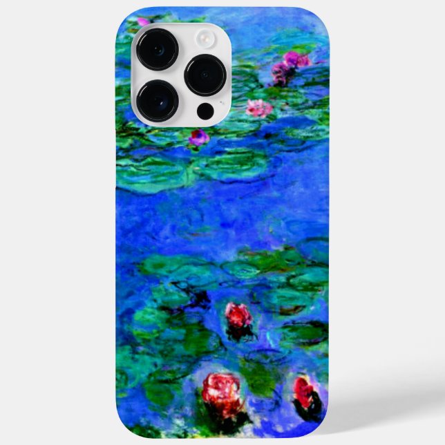 Monet - Water Lilies (red), Case-Mate iPhone Case (Back)