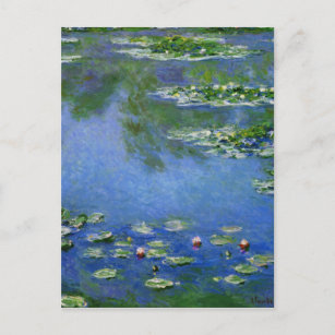 Monet Water Lillies Postcard
